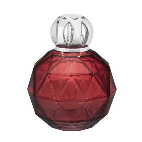 Geode Glass Lampe Berger Lamp - Red