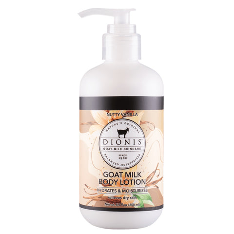 Dionis Goat Milk Body Lotion - Nutty Vanilla 8.5 oz.