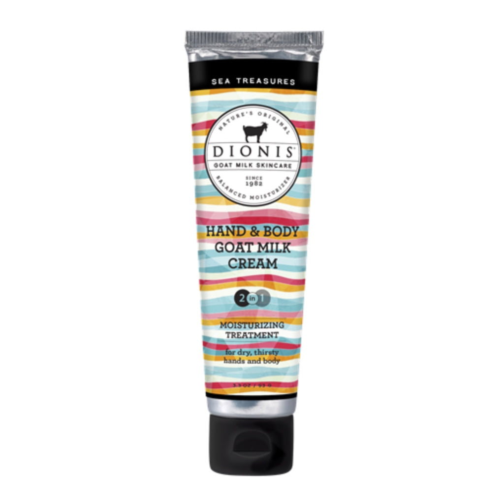 Dionis Goat Milk Hand & Body Cream - Sea Treasures 3.3 oz.