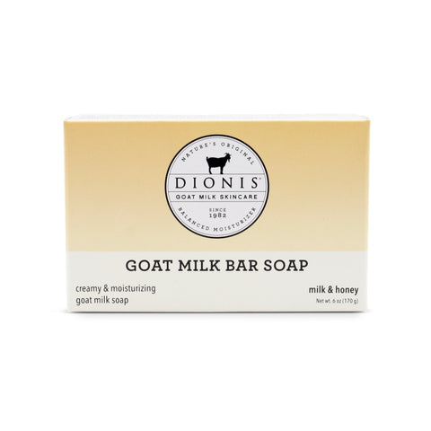 Dionis Goat Milk Bar Soap - Milk & Honey 6 oz.