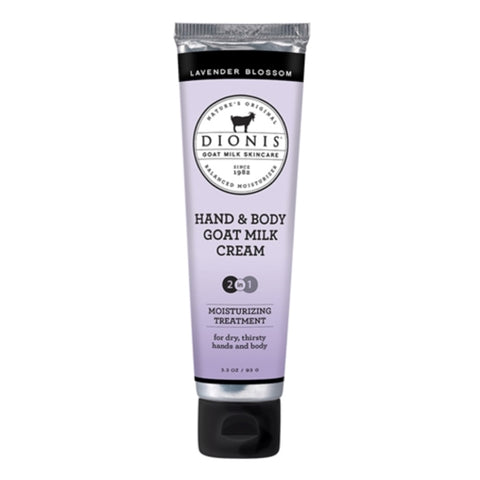 Dionis Goat Milk Hand & Body Cream - Lavender Blossom 3.3 oz.