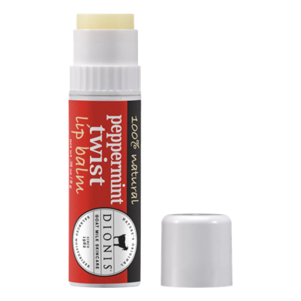 Dionis Goat Milk Lip Balm - Peppermint Twist .28 oz.