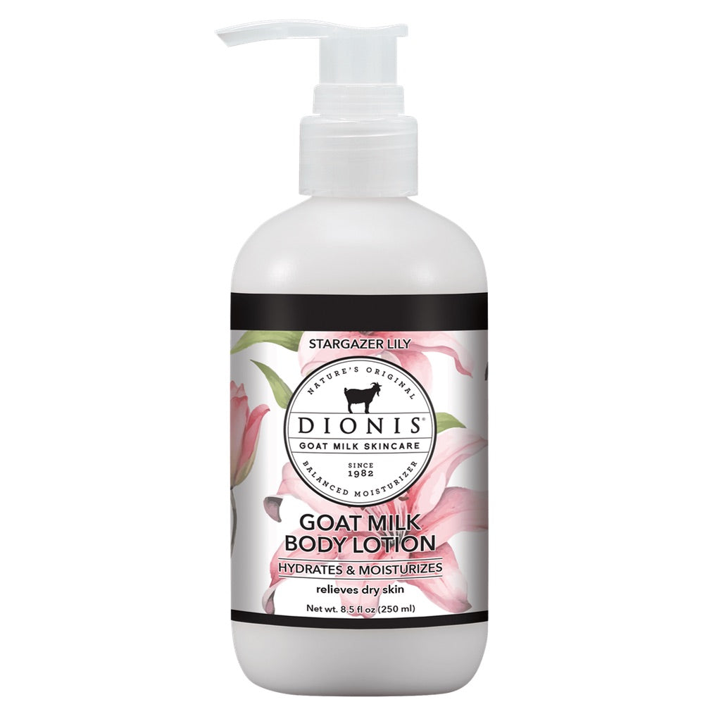 Dionis Goat Milk Body Lotion - Stargazer Lily 8.5 oz.