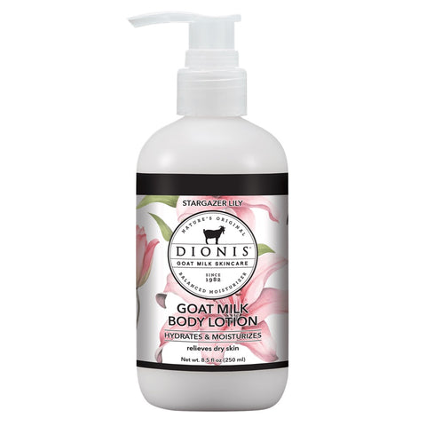 Dionis Goat Milk Body Lotion - Stargazer Lily 8.5 oz.