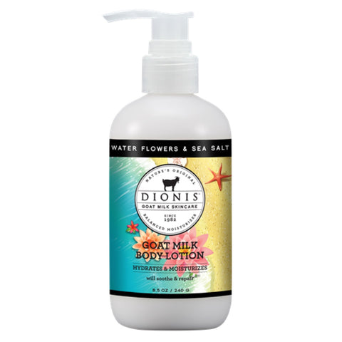 Dionis Goat Milk Body Lotion - Water Flowers & Sea Salt 8.5 oz.