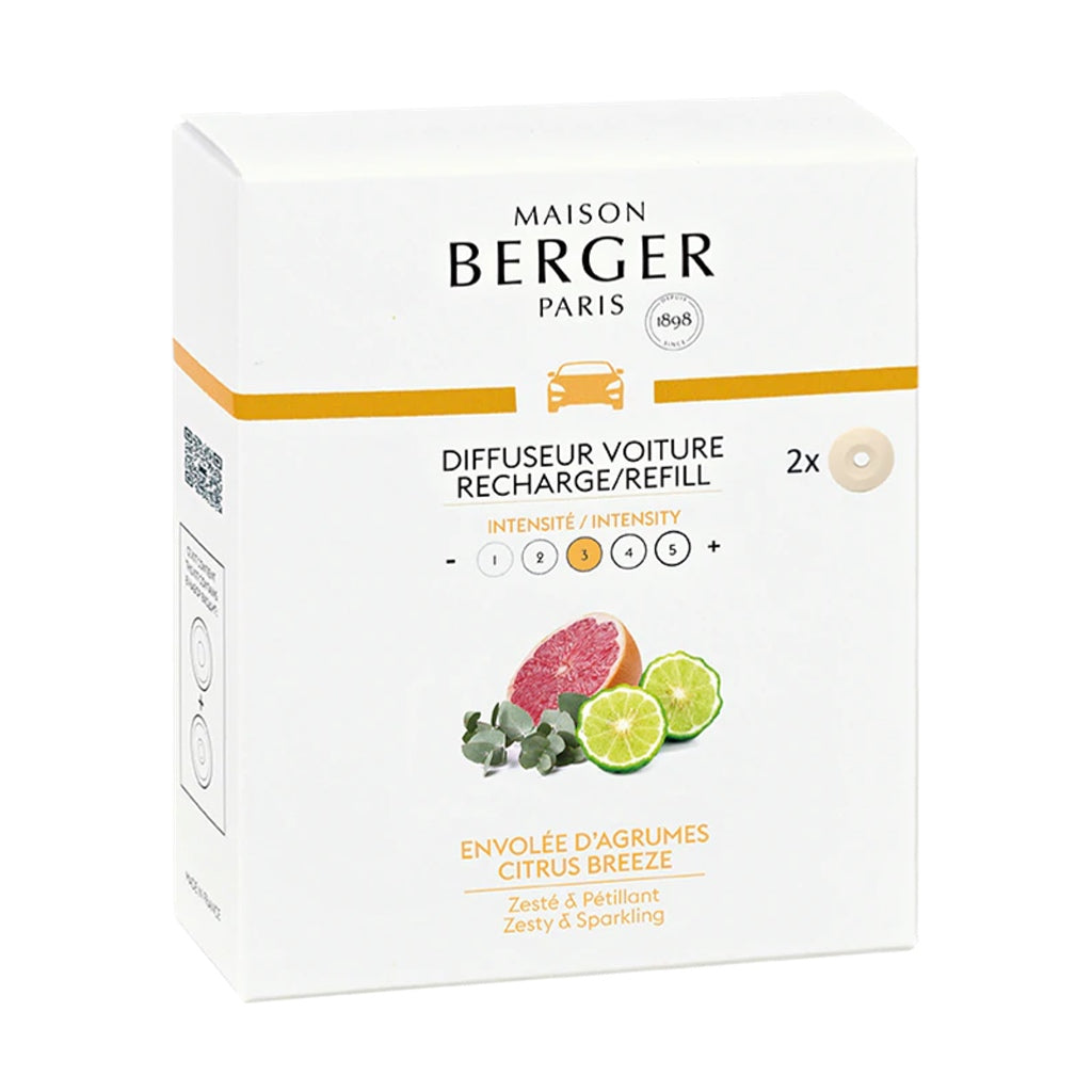 Maison Berger Car Diffuser Refill - Citrus Breeze