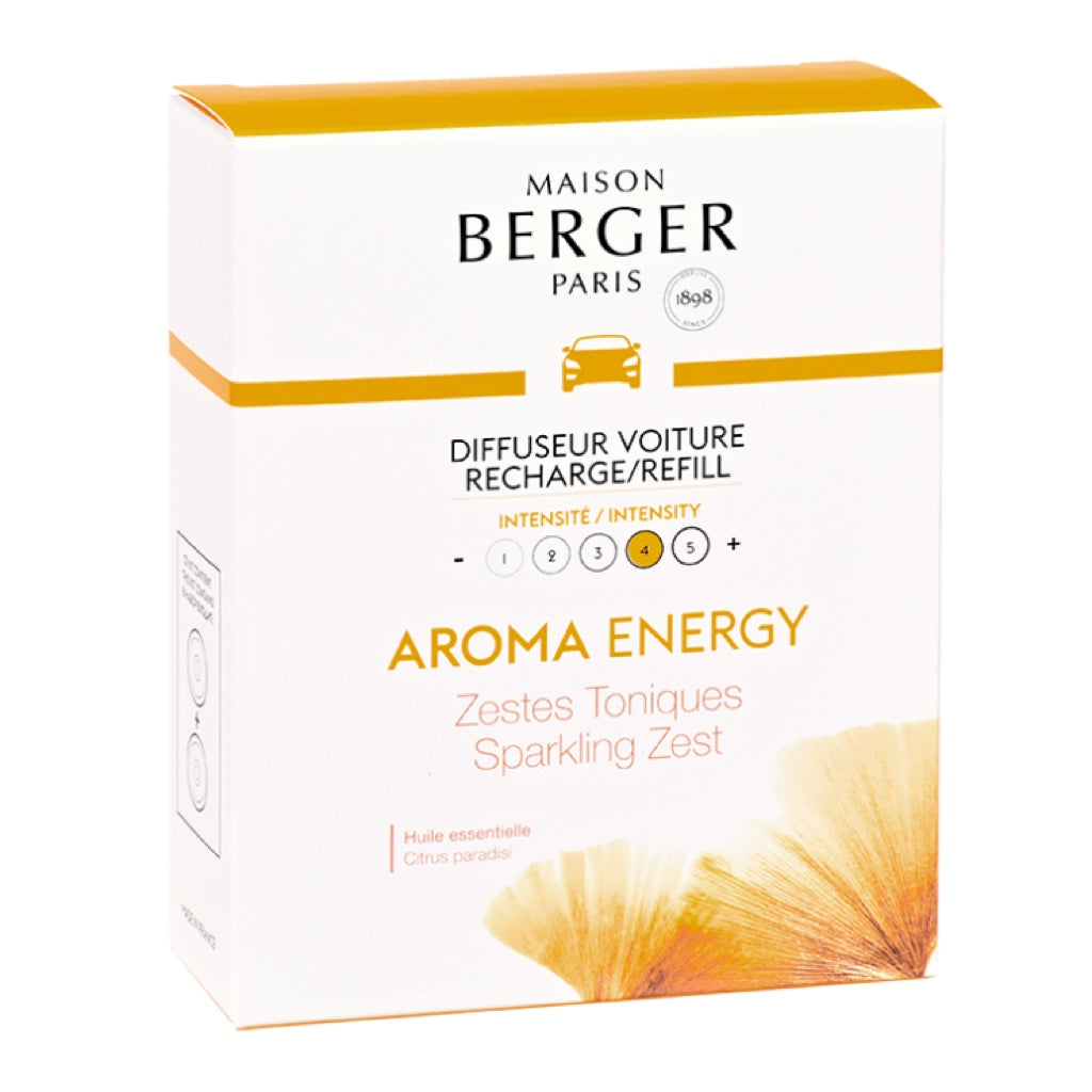 Maison Berger Car Diffuser Refill - Aroma Energy